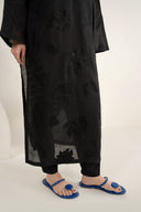 Embroidered Paper Lawn Shirt