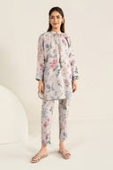 2 Pc Printed Dobby Suit