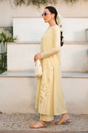 3 Pc Embroidered Arabic Lawn Suit