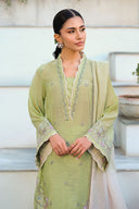 3 Pc Embroidered Paper Lawn Suit