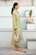 3 Pc Embroidered Paper Lawn Suit