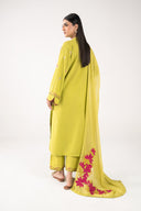 3 Pc Embroidered Lawn Suit