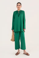2 Pc Dyed Arabic Lawn Suit