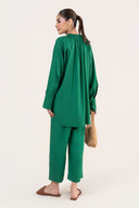 2 Pc Dyed Arabic Lawn Suit