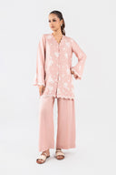 2 Pc Embroidered Arabic Lawn Suit