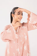 2 Pc Embroidered Arabic Lawn Suit