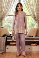 2 Pc Embroidered Arabic Lawn Suit