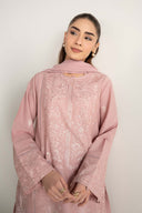 2 Pc Embroidered Arabic Lawn Suit