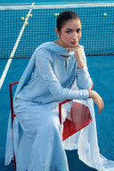 2 Pc Embroidered Arabic Lawn Suit