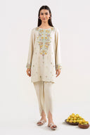 2 Pc Embroidered Arabic Lawn Suit