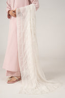 Embroidered Cationic Chiffon Dupatta