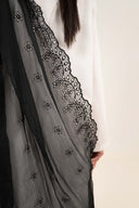 Embroidered Cationic Chiffon Dupatta