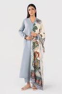 Printed Arabic Lawn Scarf
