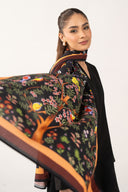 Printed Arabic Lawn Scarf