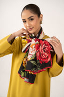 Printed Arabic Lawn Scarf