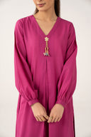 Dyed Pinstripe Cotton Shirt