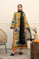 3 Pc Unstitched Embroidered Lawn Suit | MB-CUS25-902A