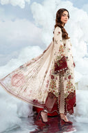 3 Pc Unstitched Embroidered Lawn Suit