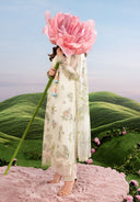 3 Pc Unstitched Embroidered Lawn Suit