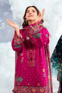 3 Pc Unstitched Embroidered Lawn Suit
