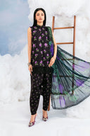 3 Pc Unstitched Embroidered Lawn Suit
