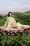 3 Pc Unstitched Embroidered Lawn Suit