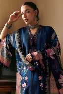 3 Pc Unstitched Embroidered Slub Khaddar Suit