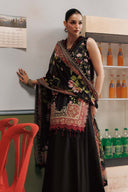3 Pc Unstitched Embroidered Slub Khaddar Suit