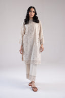 Embroidered Dobby Lawn Co-Ord Set