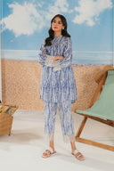 2 Piece Printed Cambric Suit