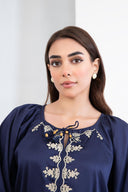 Embroidered Arabic Lawn Tunic Dress