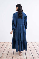 Dyed Dobby Lawn Dress
