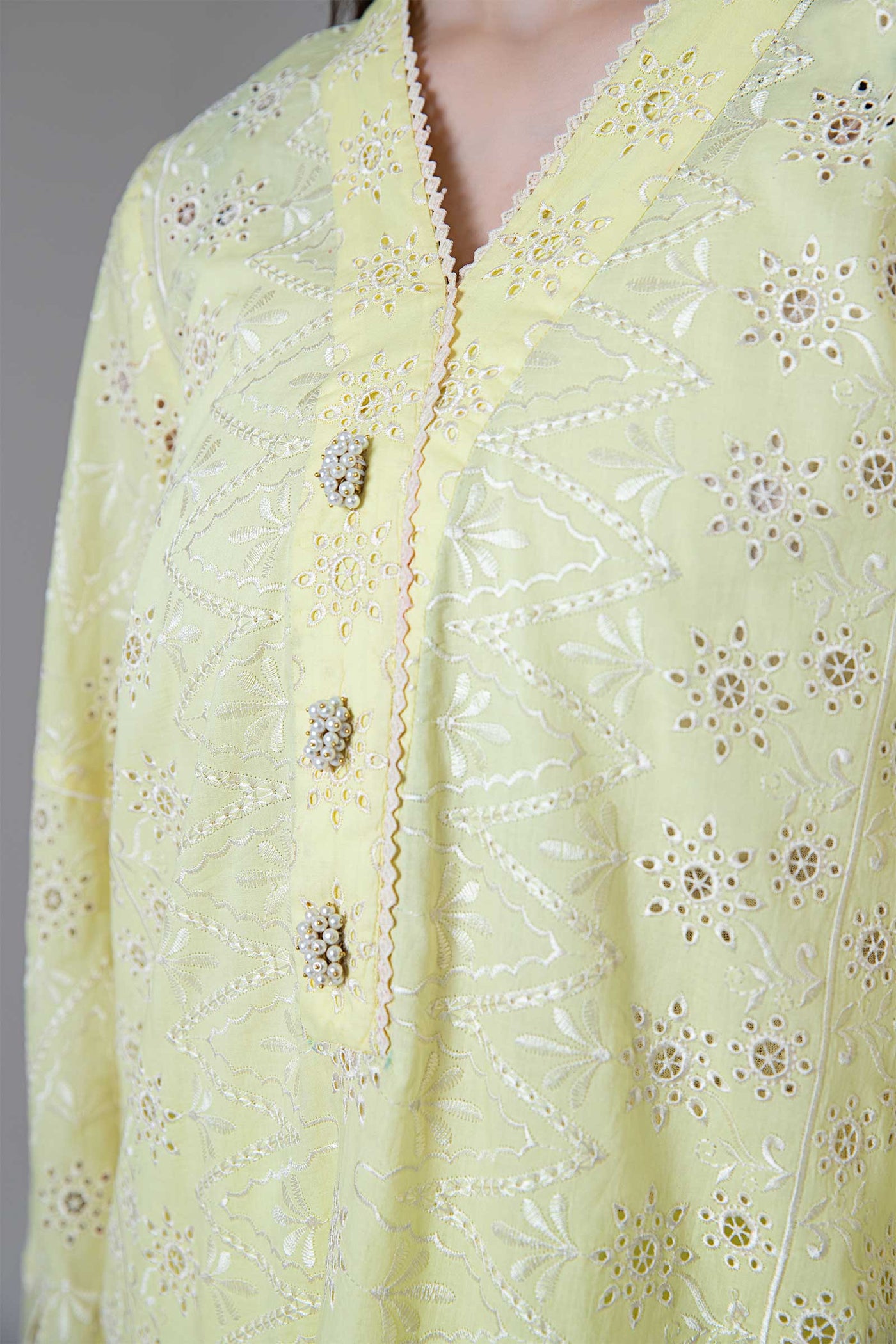Embroidered Lawn Kurta | MB-EF24-38