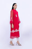 Embroidered Organza Shirt