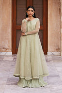 2 Piece Dyed Organza Suit