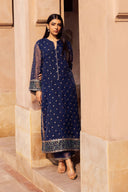 2 Pc Embroidered Organza Suit