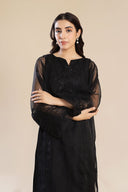 3 Piece Embroidered Organza Suit