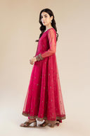 2 Piece Embroidered Poly Organza Suit