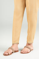 Dyed Raw Silk Trouser