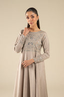 Embroidered Raw Silk Pishwas