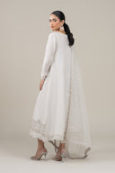 3 Pc Embroidered Shimmer Silk Suit