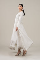 3 Pc Embroidered Shimmer Silk Suit