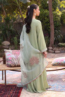 2 Pc Embroidered Georgette Suit