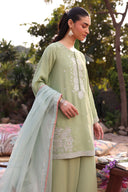 2 Pc Embroidered Georgette Suit