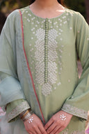 2 Pc Embroidered Georgette Suit
