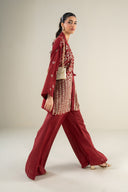 2 Pc Embellished Grainy Georgette Suit