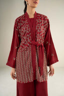 2 Pc Embellished Grainy Georgette Suit