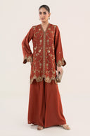 2 Pc Embroidered Georgette Suit