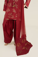 Printed Net Dupatta