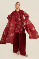 Printed Net Dupatta
